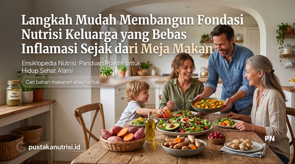 Langkah Mudah Membangun Fondasi Nutrisi Keluarga yang Bebas Inflamasi Sejak dari Meja Makan