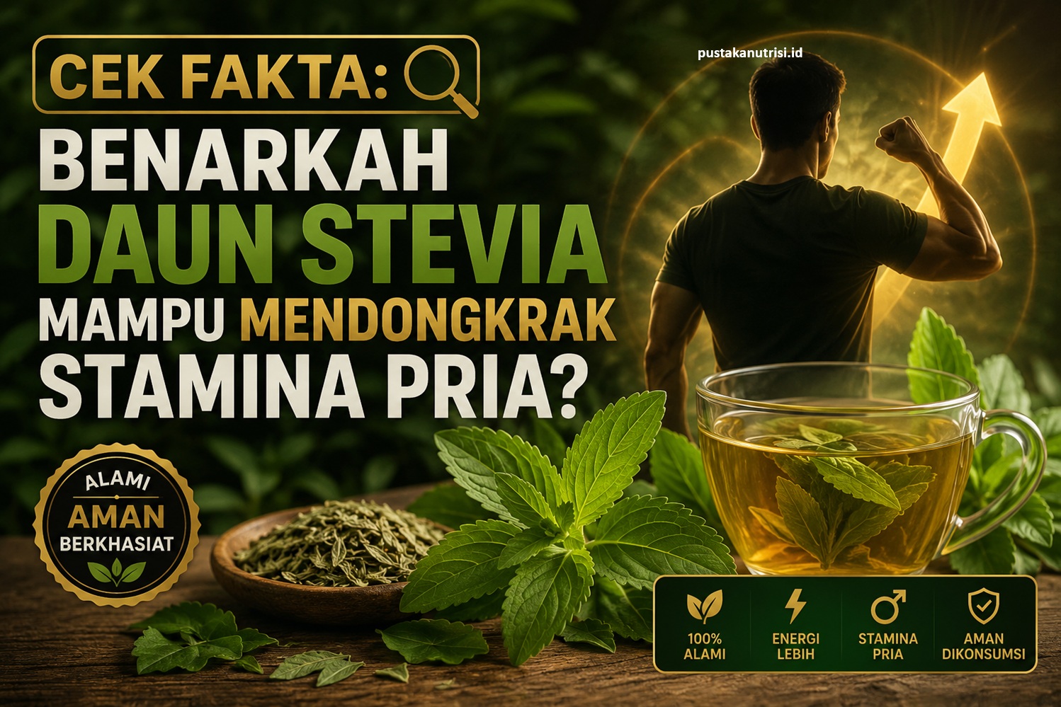 Benarkah Daun Stevia Mampu Mendongkrak Stamina Pria?