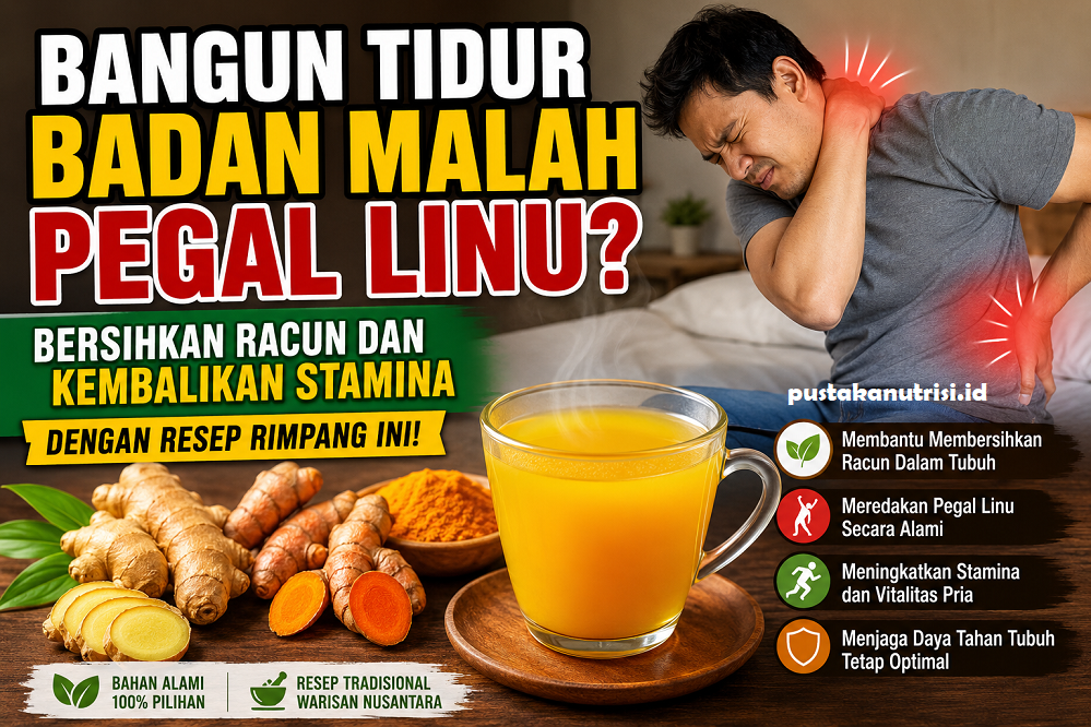 Bangun tidur badan malah pegal linu dengan minuman rimpang jahe dan kunyit
